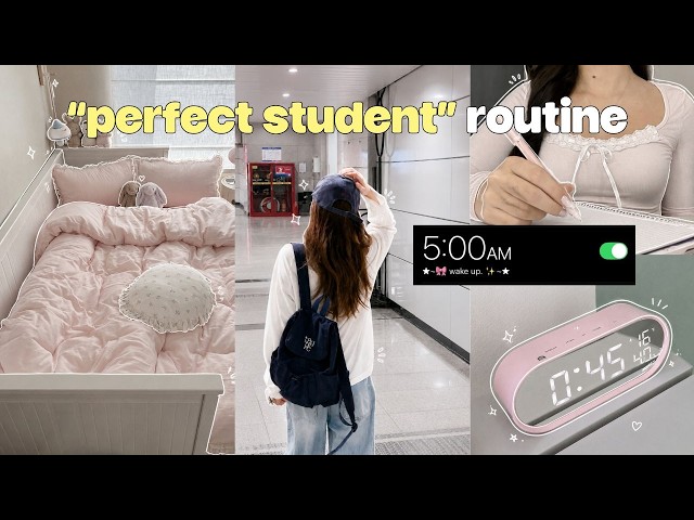 5AM School Routine That Made Me PRETTIER & Smarter