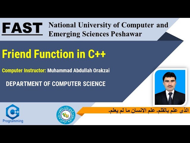 Friend Function in C++