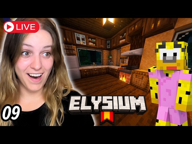 ELYSIUM: mi casita en Minecraft #9 😳 SISI !redes