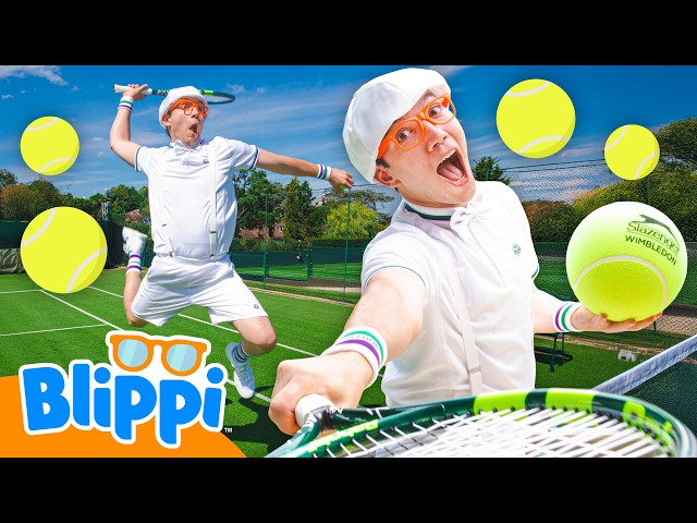 Blippi Explores Wimbledon Tennis Courts! 🎾
