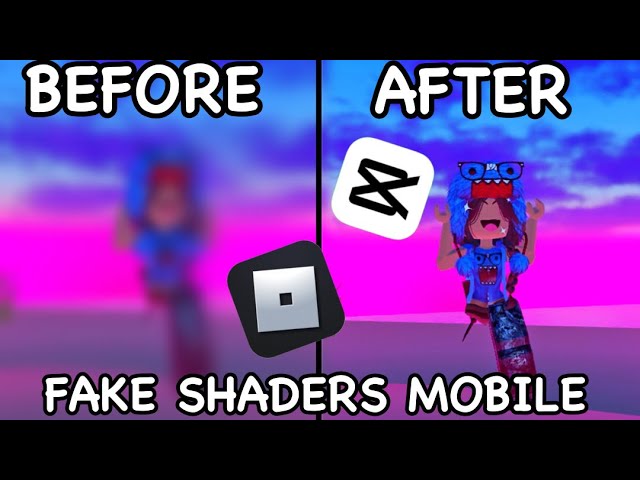 FAKE SHADERS AND QUALITY TUTORIAL ON MOBILE CAPCUT ✅ | #roblox #foryou 
