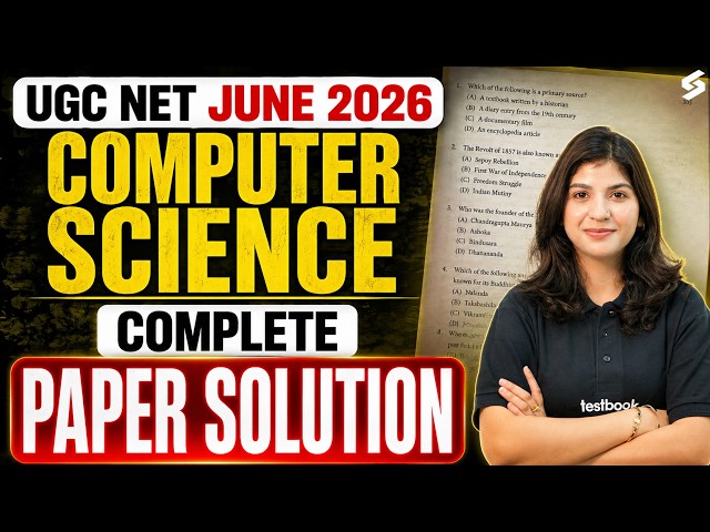 UGC NET Computer Science Question Paper 2026 |UGC NET Computer Science Paper Solution 2026 By Shahna