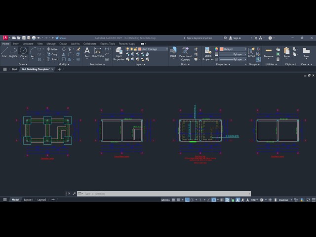 AutoCAD template for Structural engineers from scratch: PART 1