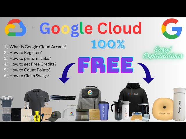 How to Earn FREE Google Cloud Swag: Step-by-Step Guide to Google Arcade (Points, Credits & Rewards)