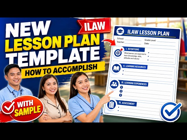 NEW ILAW Lesson Plan Template! | Step-by-Step Teacher Tutorial + Sample Included