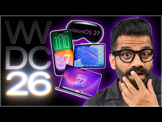 WWDC26 - iOS 27, MacOS 27, Siri + AI & Gemini | What To Expect?🔥🔥🔥