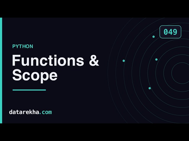 Functions & Scope — Visual Guide + Solved Problems | GATE DA | datarekha