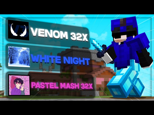 Top 5 BEST Texture Packs For Bedwars & PvP | FPS BOOST (1.8.9)