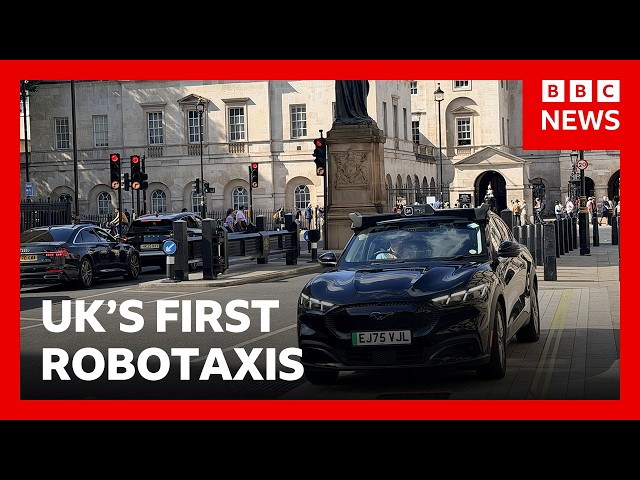 Uber launches UK's first robotaxis in London | BBC News