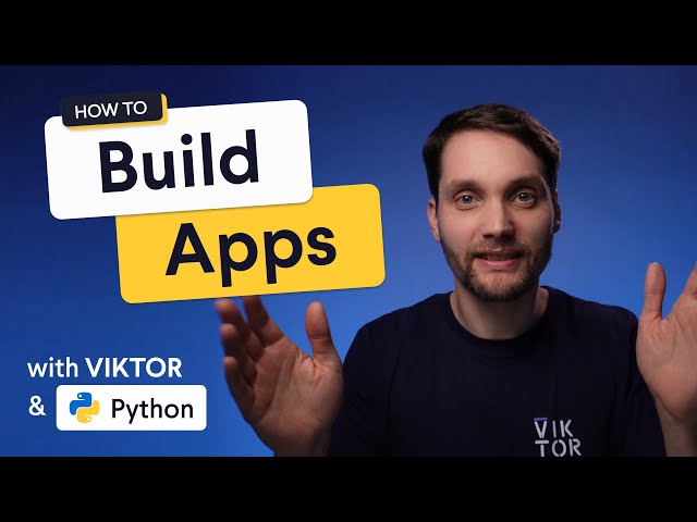Create and deploy awesome engineering apps with Python & VIKTOR