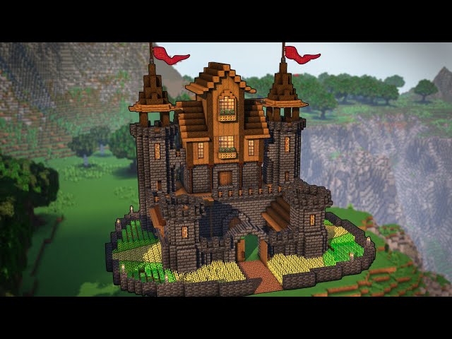 Minecraft: How To Build A Deepslate Castle For Survival | Tutorial