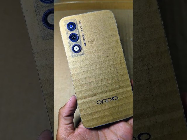 “I made oppo k13x with my own hands 😎😱📳 | Cardboard Phone” #shorts #oppo #craft