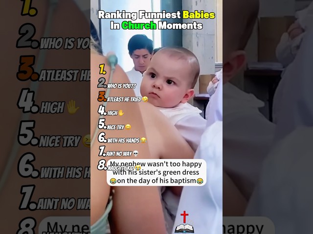Ranking Funniest Babies In Church Moments 😂