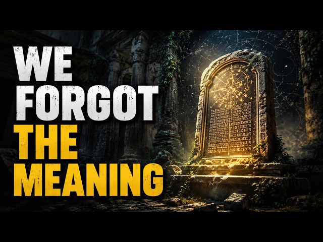 Ancient Knowledge Wasn’t Lost… We Forgot What It Was For