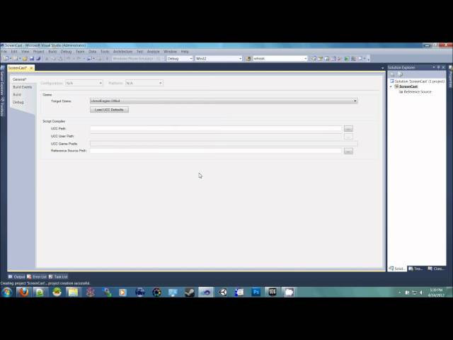 UnrealScript 1:  Visual Studio Setup