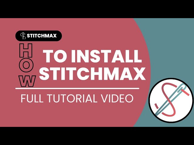 How to Install Stitchmax Embroidery Designing Software (Windows 7-8-10-11)