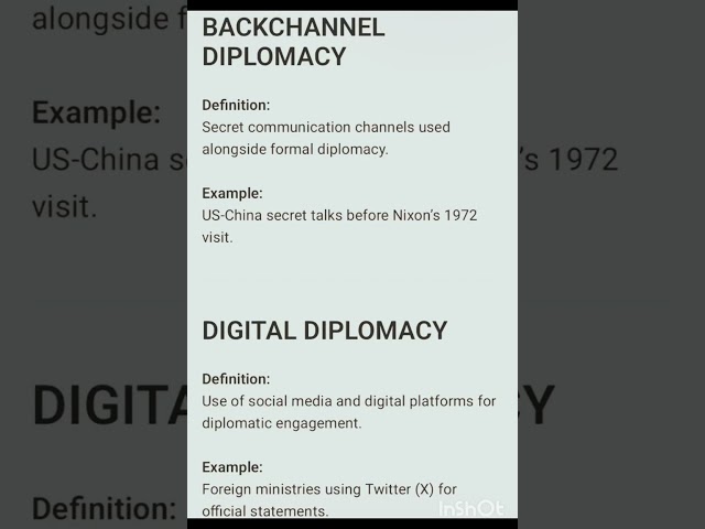 International Relations score 70+ CSS smart short notes for quick revision # study with me 