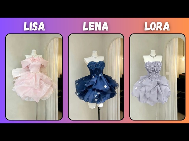 Lisa, Lena or Lora?💕 Korean Style | Choose Your Favorite! 🇰🇷✨
