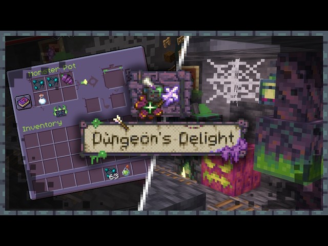 Dungeon's Delight - Cook Monsters! | Farmer's Delight Addon Showcase