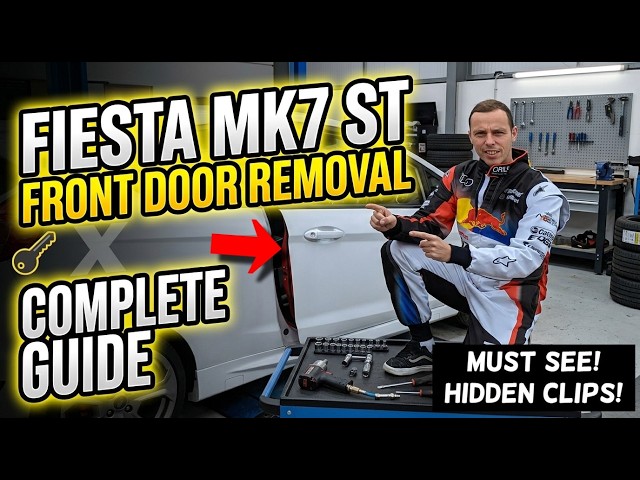 Ford Fiesta Mk7 ST Front Door Removal 2009 2010 2011 2012 2013 2014 2015 2016 2017