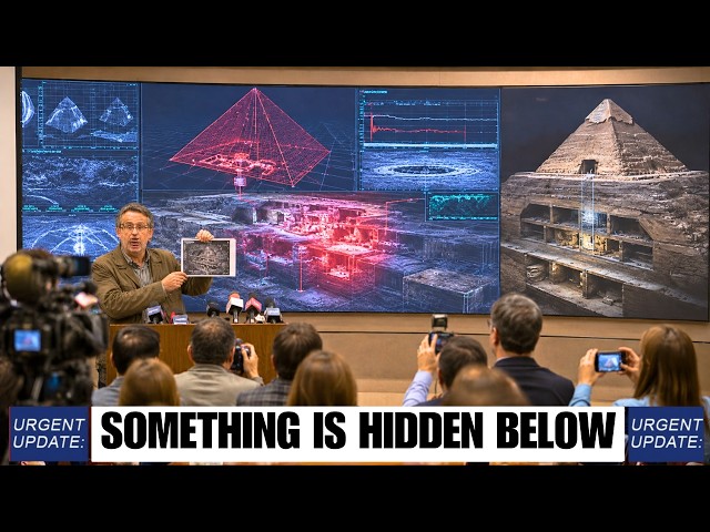 The Great Pyramid Right Now   These Underground Chambers Don't Fit Anything