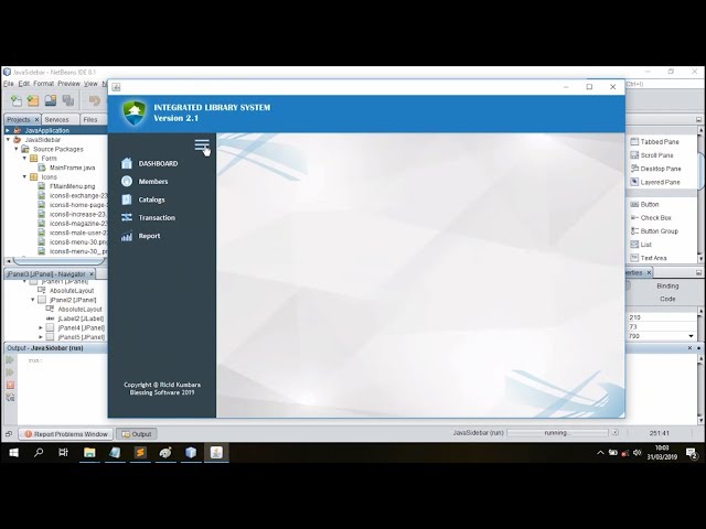 How to Make Sliding Sidebar in Java Netbeans