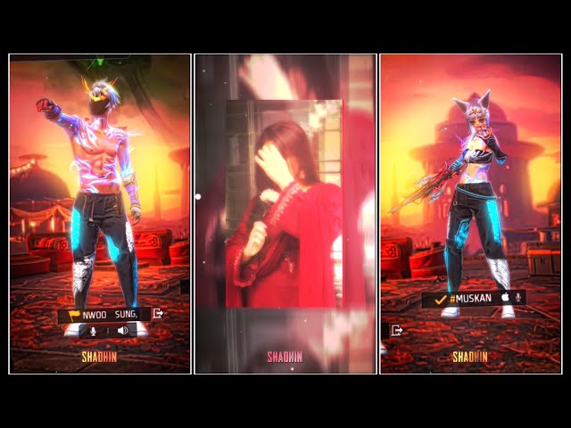 LINGA GULI GULI 😉✨ | FF DUO TREND | CC + XML + CLIP_!!🐣🩷✨| NEW TREND 💫💯💖!-| FF EDIT