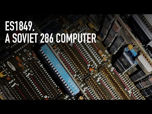Soviets could not clone 80286 CPU, so they made... THIS.