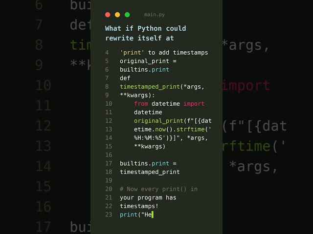 The Python Pattern That Changed Everything 🔥 #python #programming #pythontips