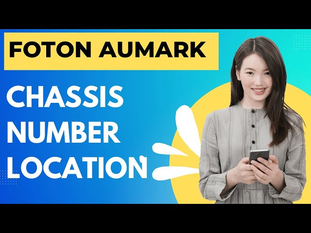 Foton Aumark Chassis number location bd