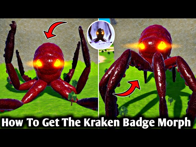 How To Get The Kraken Badge Morph In Tiny Universe Roleplay | TUR New Update + New PvP Map