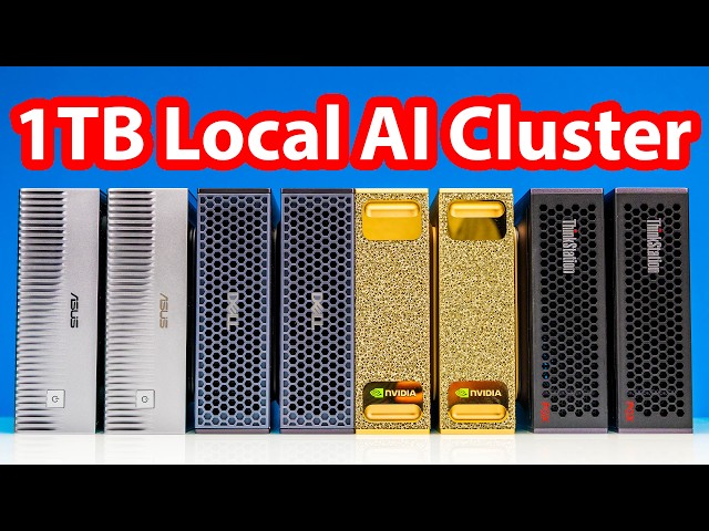 I built an 8x NVIDIA GB10 cluster for massive Local AI