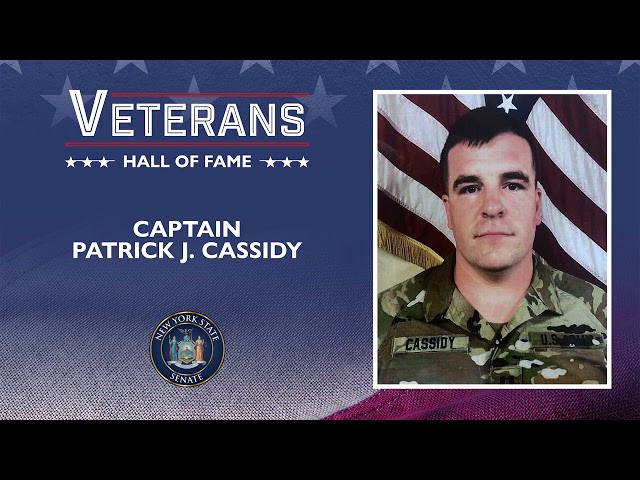 Senator Chris Ryan 2025 Veterans Hall of Fame