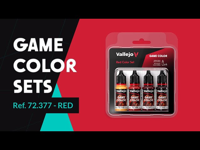 Ref. 72.377 RED COLOR SET - Game Color