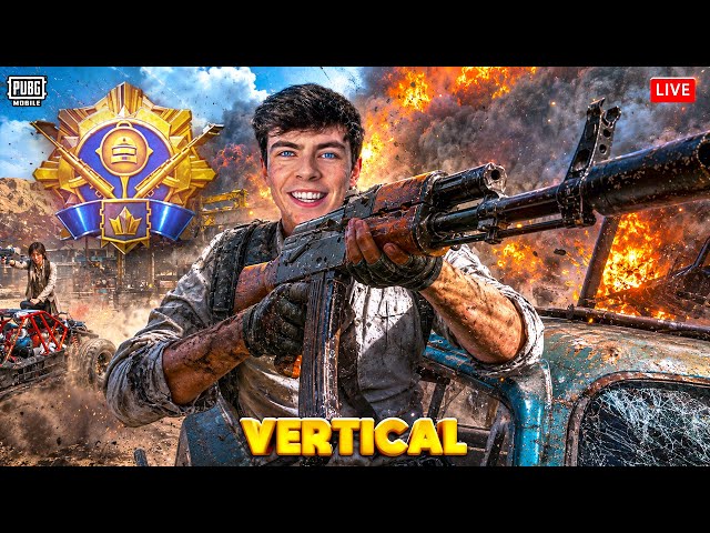 TRYHARDING BRONZE TO CONQUEROR in PUBG MOBILE DAY 13...(VERTICAL)