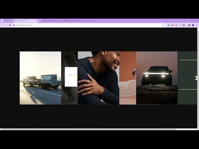 Create Amazing video cards using HTML, CSS, Javascript  #webdevelopment #coding #html5