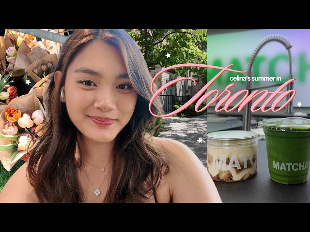 my first vlog: summer in toronto 🌷 markets, good food & fun with friends