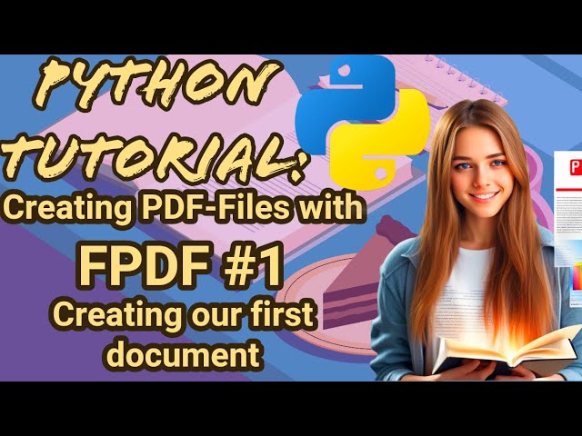 Python Tutorial: FPDF #1 Creating our first document