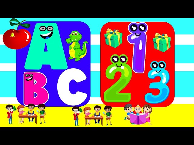 ABC from A for  Alligator Alphabets Angel words learning for kids