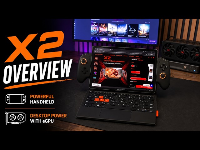 This 3 in 1 Handheld + eGPU Setup Is INSANE — OneXPlayer X2