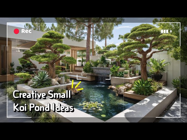 Best 23 Creative Small Koi Pond Ideas for Compact Spaces | DIY Backyard Inspiration