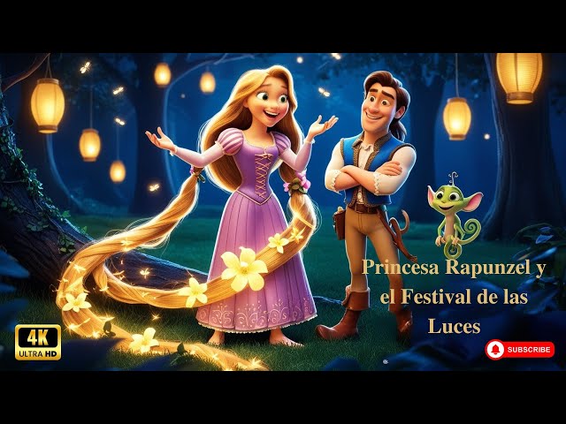 La princesa Rapunzel y el festival de las luces | infantiles para dormir en español | #bedtimestory
