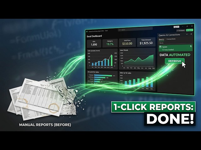 How to Automate Excel Reports Using Power Query 1 (Quick Guide)