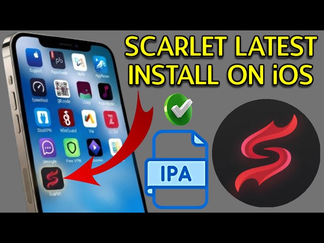 Install Scarlet on iOS | Install IPA Files on iPhone & iPad No PC No Jailbreak