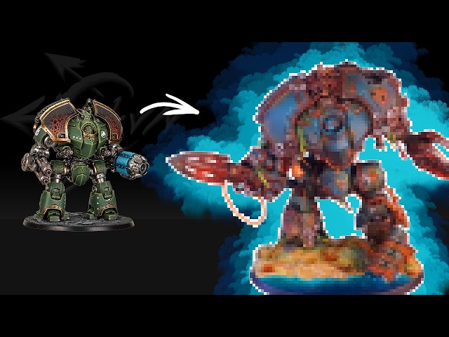 I maybe kitbashed a FORGOTTEN Legions Saturnine Dreadnought?