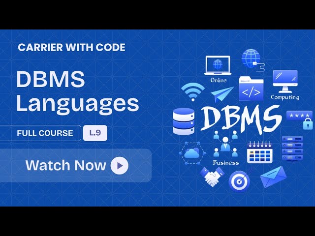 L9 : DBMS Languages ( Part - 2 ) | DDL, DML, DQL, DCL & TCL | Explained with Practical SQL Queries