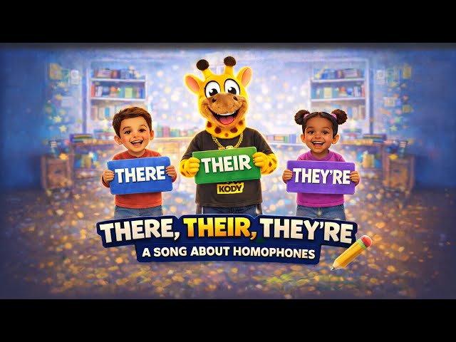 There, Their, They're | What’s the Difference? | Grammar Song for Kids