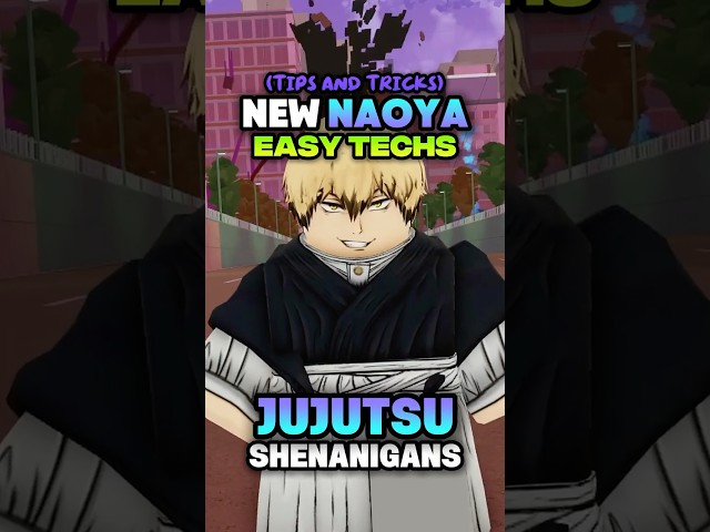 JJS Easy Naoya Techs (Jujutsu Shenanigans) #jjs #jujutsushenanigans #roblox