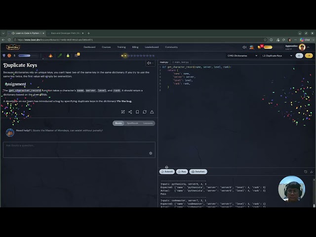 Learn to Code in Python (Part 7) - Becoming a Back-end Developer with Boot.dev