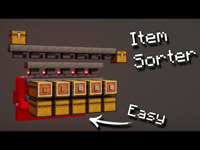 Minecraft Automatic Item Sorter | 1.21.11 Tutorial - (Java & Bedrock)